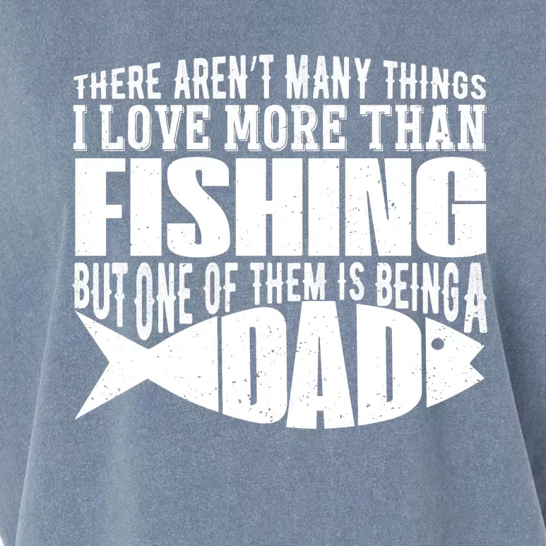 Fishing Dad ,Father's Day T Garment-Dyed Women's Muscle Tee