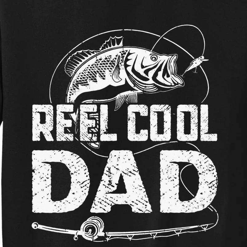 Fathers Day Funny Fisherman Reel Cool Dad Fishing Lover Sweatshirt