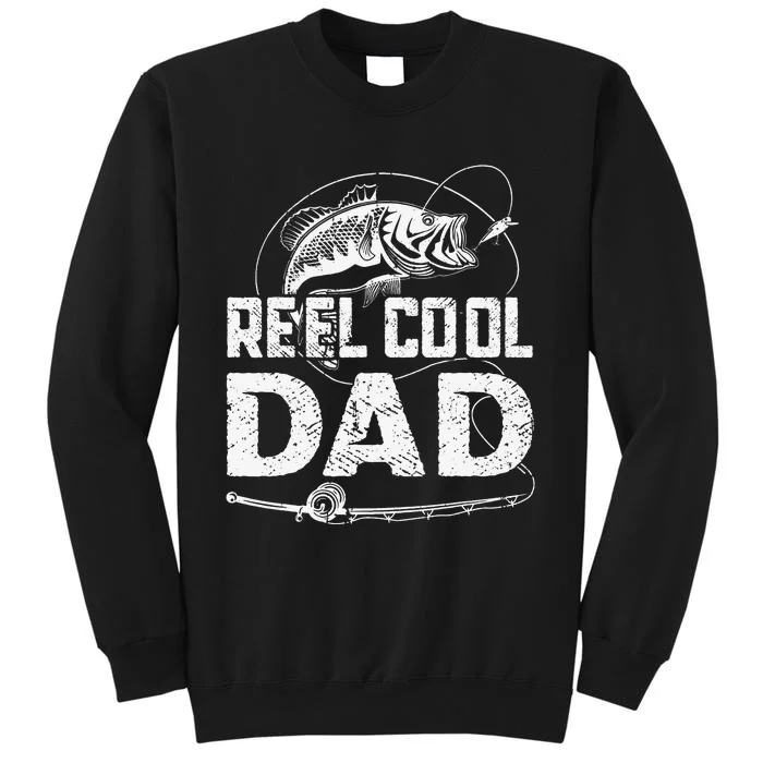 Fathers Day Funny Fisherman Reel Cool Dad Fishing Lover Sweatshirt