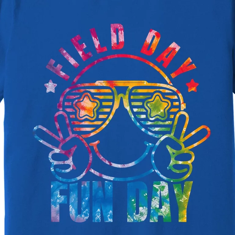 Field Day Fun Day Tie Dye Cute For Teacher Field Day Gift Premium T-Shirt