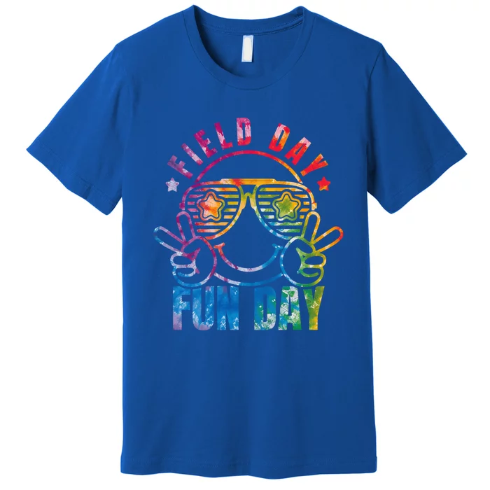 Field Day Fun Day Tie Dye Cute For Teacher Field Day Gift Premium T-Shirt