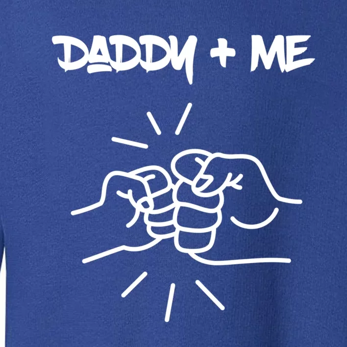 Fathers Day Fist Bump Handshake Son Respect Fatherhood Cool Gift Toddler Sweatshirt