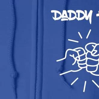 Fathers Day Fist Bump Handshake Son Respect Fatherhood Cool Gift Full Zip Hoodie