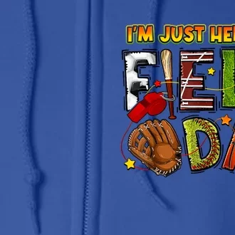 Field Day Funny For Teacher Happy Field Day 2024 Full Zip Hoodie