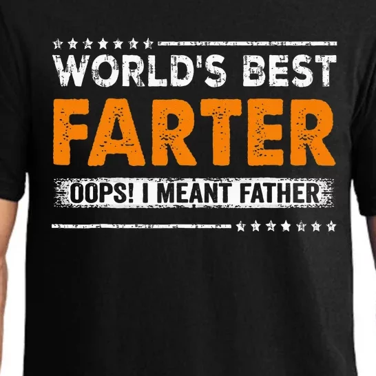 Fathers Day Funny Worlds Best Farter I Mean Father Pajama Set