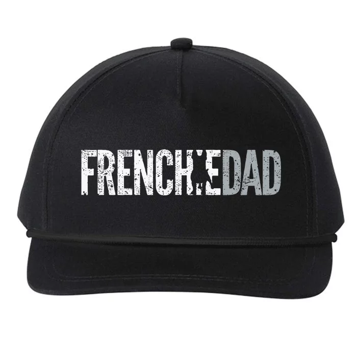 Frenchie Dad French Bulldog Father Dog Dad Snapback Five-Panel Rope Hat