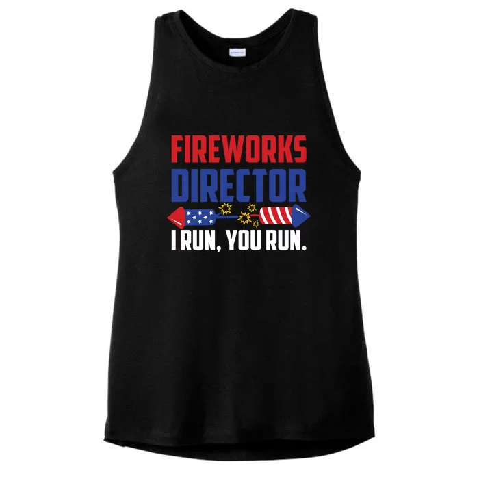 Fireworks Director Ladies Tri-Blend Wicking Tank