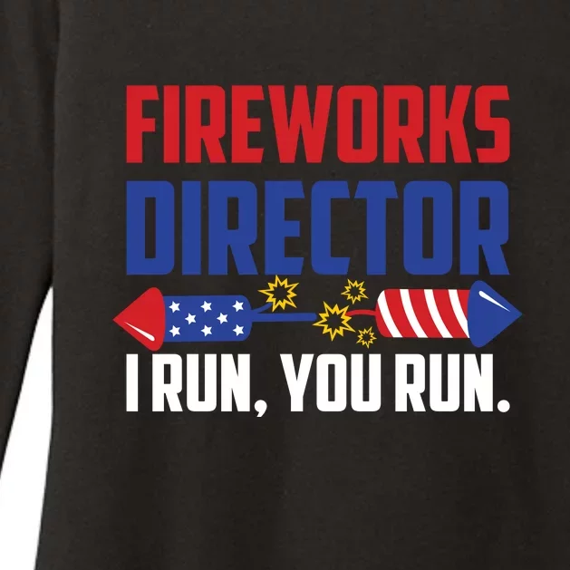 Fireworks Director Womens CVC Long Sleeve Shirt