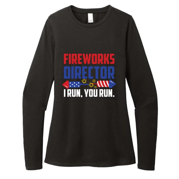 Fireworks Director Womens CVC Long Sleeve Shirt