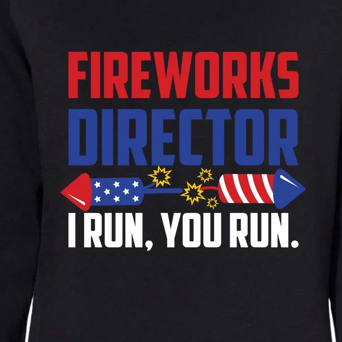 Fireworks Director Womens California Wash Sweatshirt