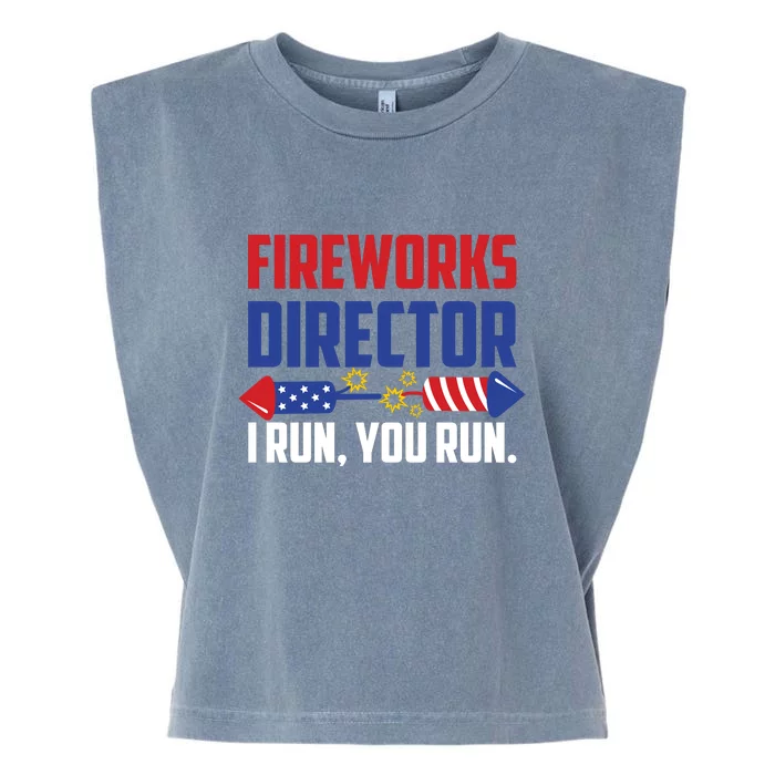 Fireworks Director Garment-Dyed Women's Muscle Tee