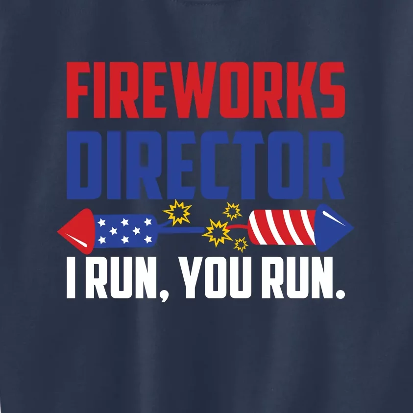 Fireworks Director Kids Sweatshirt