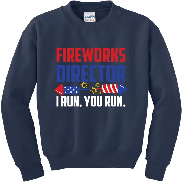 Fireworks Director Kids Sweatshirt