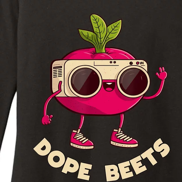 Funny DJs For - DOPE BEETS - Funny Vegetable Womens CVC Long Sleeve Shirt