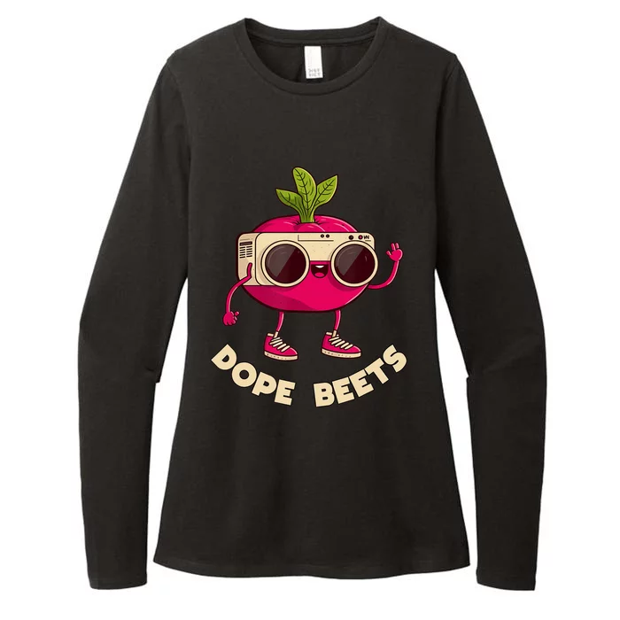 Funny DJs For - DOPE BEETS - Funny Vegetable Womens CVC Long Sleeve Shirt