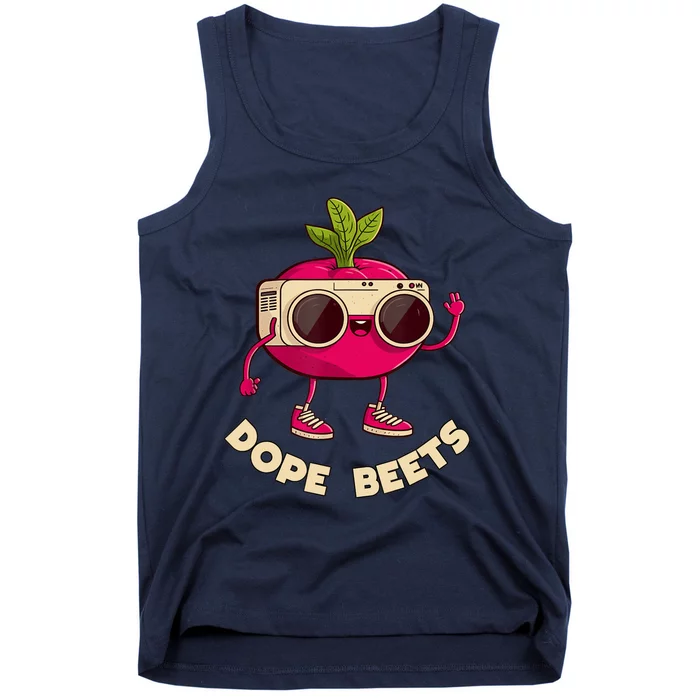 Funny DJs For - DOPE BEETS - Funny Vegetable Tank Top