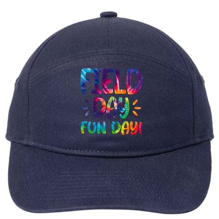 Field Day Fun Day Colorful Tie Dye 7-Panel Snapback Hat