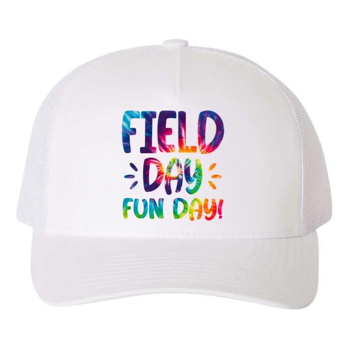 Field Day Fun Day Colorful Tie Dye Yupoong Adult 5-Panel Trucker Hat