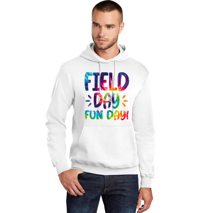 Field Day Fun Day Colorful Tie Dye Hoodie