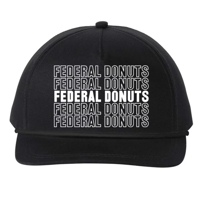 Federal Donuts Snapback Five-Panel Rope Hat