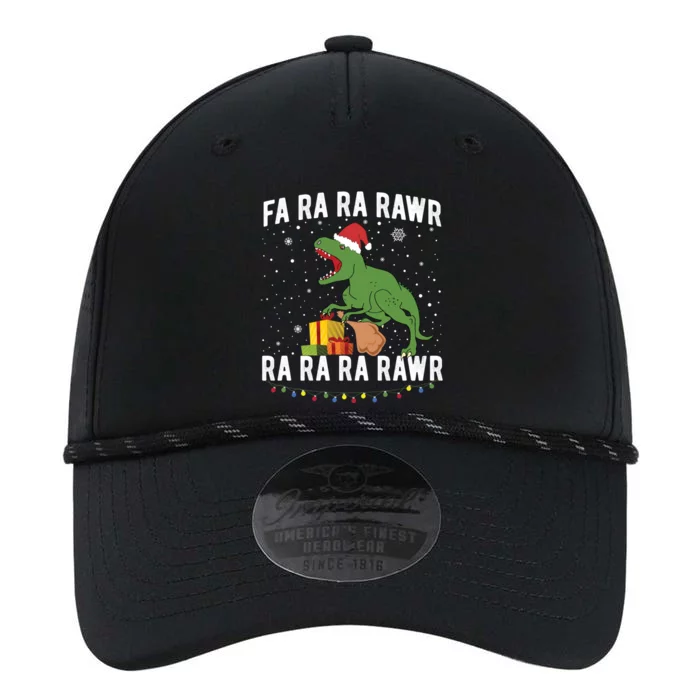 Funny Dinosaur Fa Ra Ra Rawr Santa T Rex Christmas Cute Gift Performance The Dyno Cap