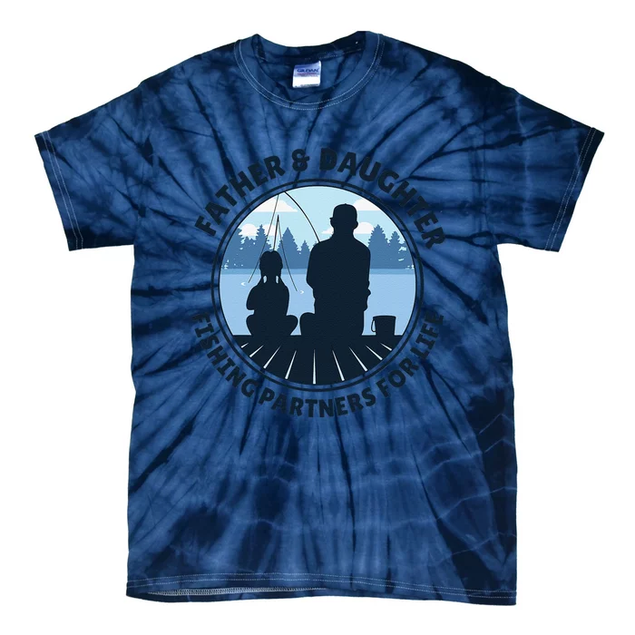 Father & Daughter Fishing Partners For Life Tie-Dye T-Shirt