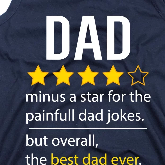 Funny Dad Father's Day Joke Humor Dad Son Daughter Daddy Tank Top