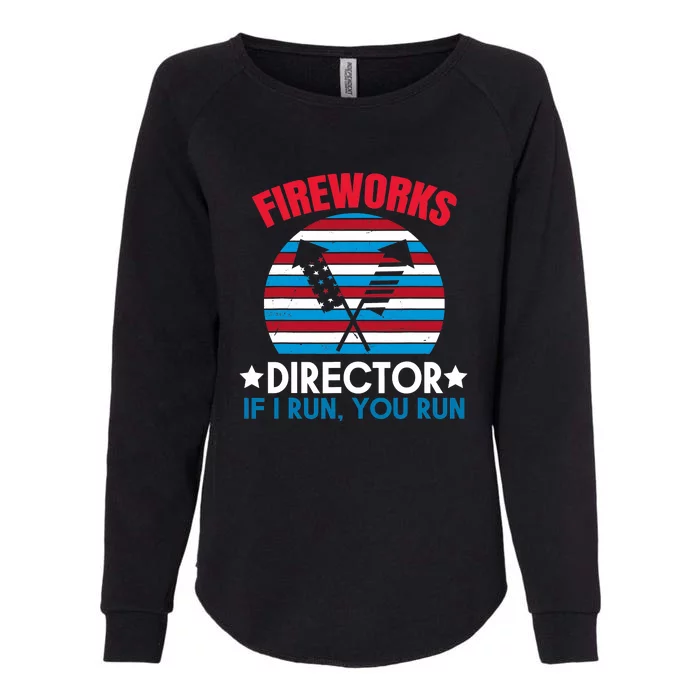 Fireworks Director Funny Bang 4th Of July Womens California Wash Sweatshirt