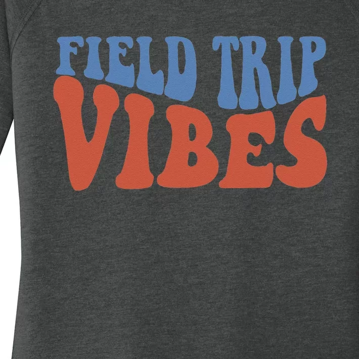 Field Day Field Trip Vibes Students Women's Perfect Tri Tunic Long Sleeve Shirt