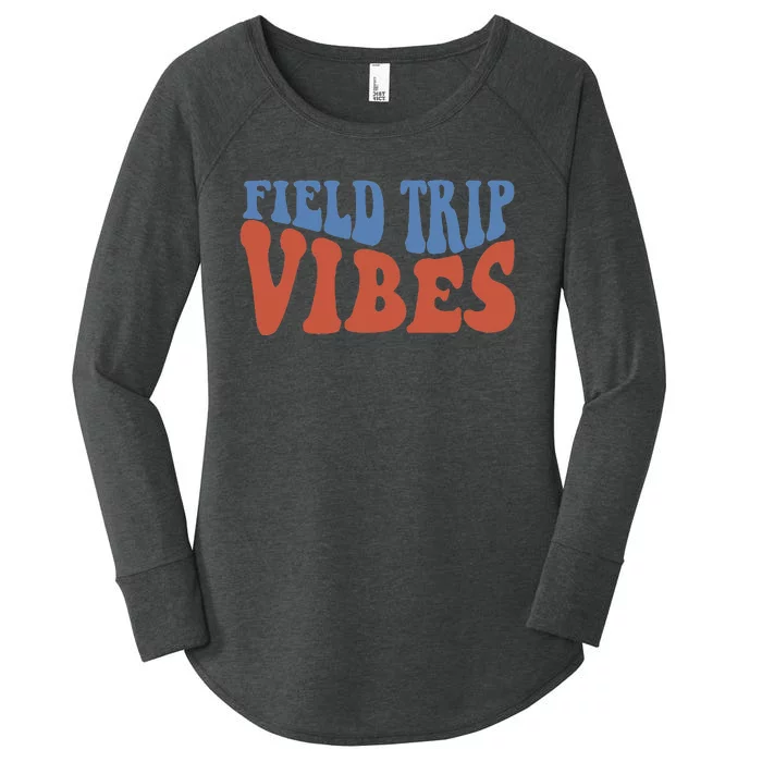 Field Day Field Trip Vibes Students Women's Perfect Tri Tunic Long Sleeve Shirt