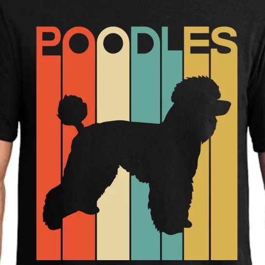 Funny Dog Funny Poodles Retro Dog Lover Dog Christmas Pajama Set