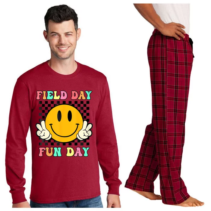 Field Day Fun Day For Teacher Field Day 2024 Gift Long Sleeve Pajama Set