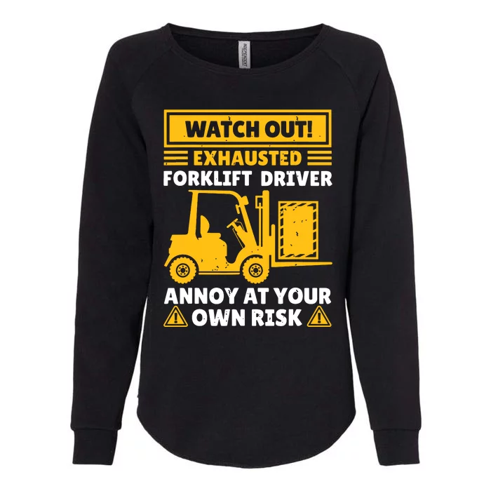 Forklift Driver For Men Women Forklift Operator Mechanic Womens California Wash Sweatshirt