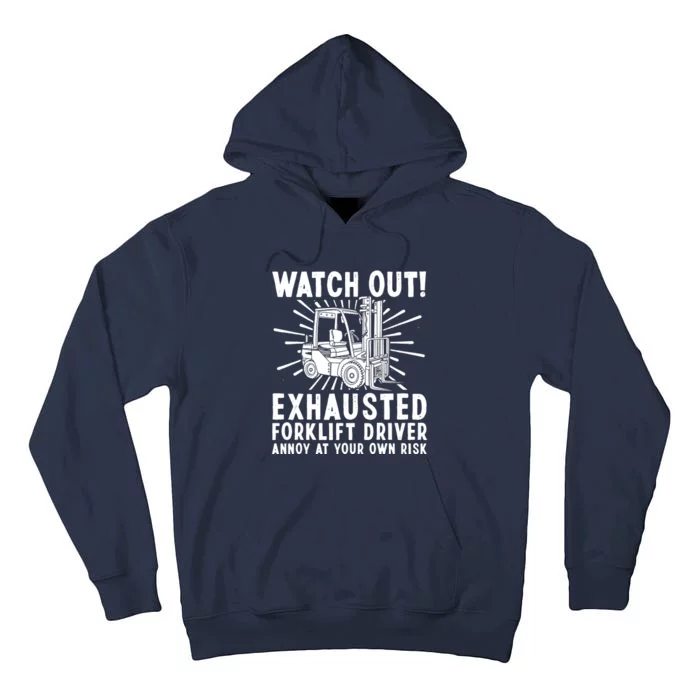 Forklift Driver For Men Women Forklift Operator Mechanic Tall Hoodie