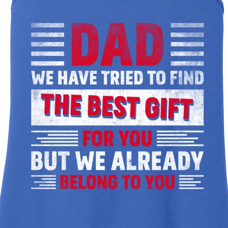 Father's Day For Dad From Daughter Son Wife For Daddy Gift Ladies Essential Tank