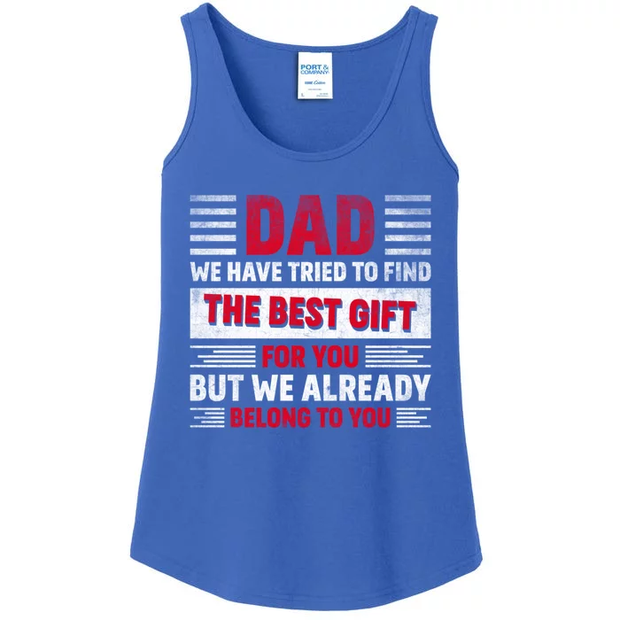 Father's Day For Dad From Daughter Son Wife For Daddy Gift Ladies Essential Tank