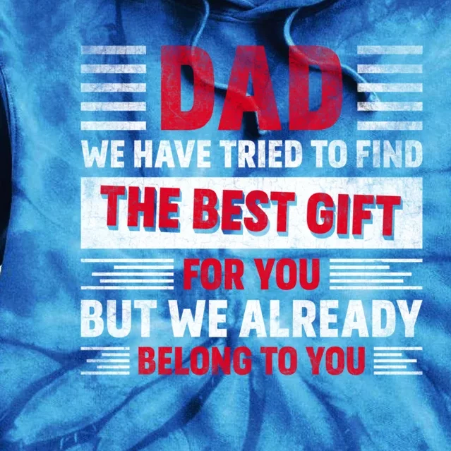 Father's Day For Dad From Daughter Son Wife For Daddy Gift Tie Dye Hoodie