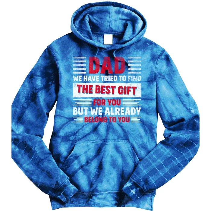 Father's Day For Dad From Daughter Son Wife For Daddy Gift Tie Dye Hoodie