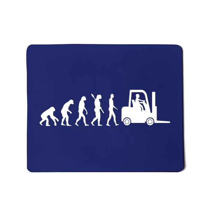 Forklift Driver Fork Hoist Evolution Warehouse Worker Mousepad