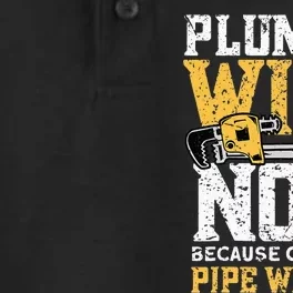 Funny Design For Plumber Wife - Plumbing Pipefitters Plumber Dry Zone Grid Performance Polo