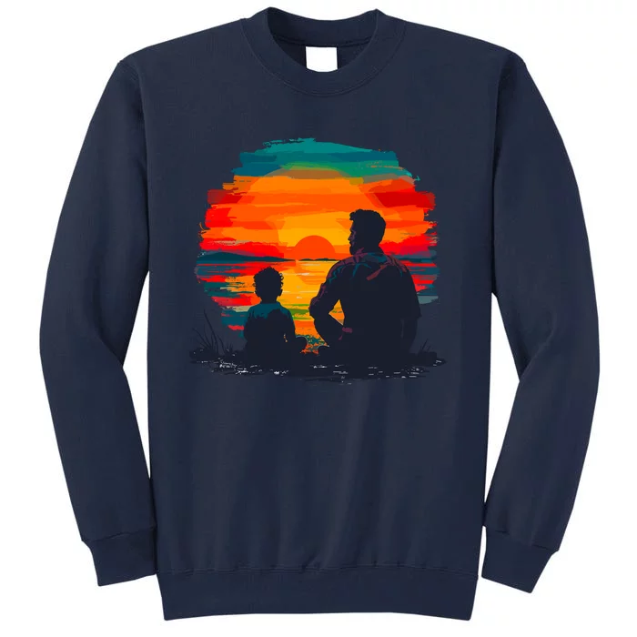 Father’S Day Father And Sun Tall Sweatshirt