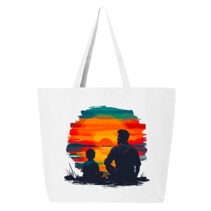 Father’S Day Father And Sun 25L Jumbo Tote