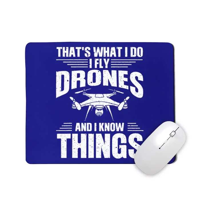 Funny Drone For Women Drone Pilot Flying Aerial Vehicle Mousepad