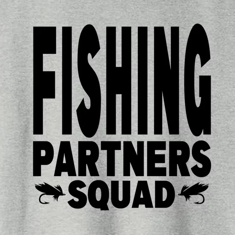 Fishing Dad Funny Gift Of Son Daughter Family Team Fishing Squad Funny Gift Women's Crop Top Tee