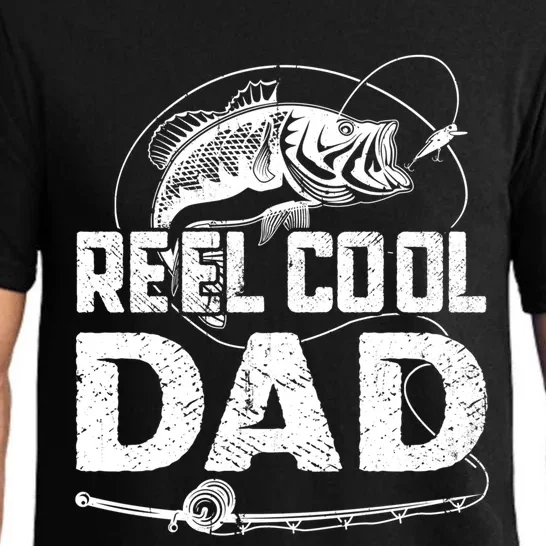 Fathers Day Funny Fisherman Reel Cool Dad Fishing Lover Pajama Set