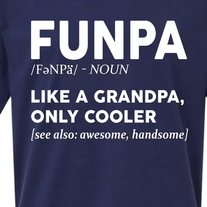 Funpa Definition Fun Grandpa Sueded Cloud Jersey T-Shirt