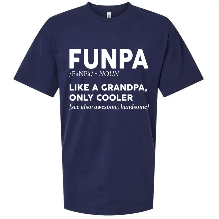 Funpa Definition Fun Grandpa Sueded Cloud Jersey T-Shirt