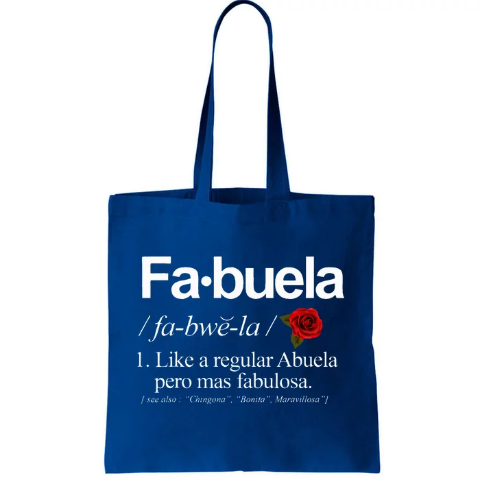 Fabuela Definiton Tote Bag