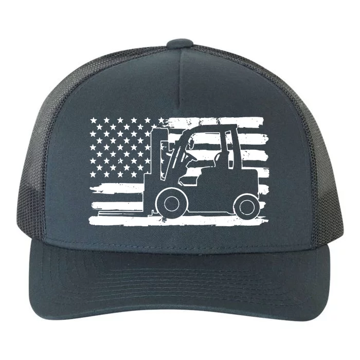 Forklift Driver Funny Yupoong Adult 5-Panel Trucker Hat