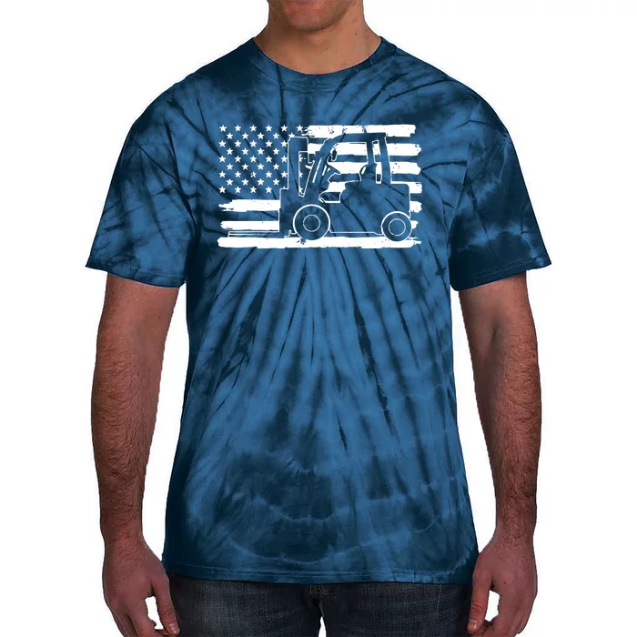 Forklift Driver Funny Tie-Dye T-Shirt